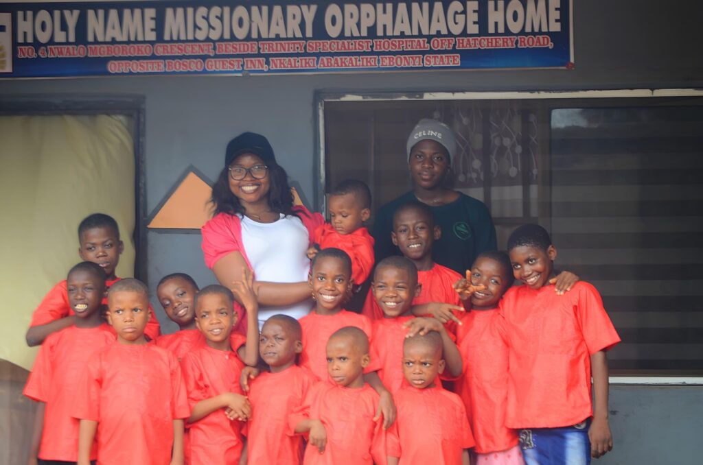 Orphanage Outreach in Abakaliki: PGWF Donates Food and Stationery to Holy Name Missionary Orphanage